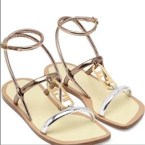 Authentic Fendi O’Lock Gladiator Sandals